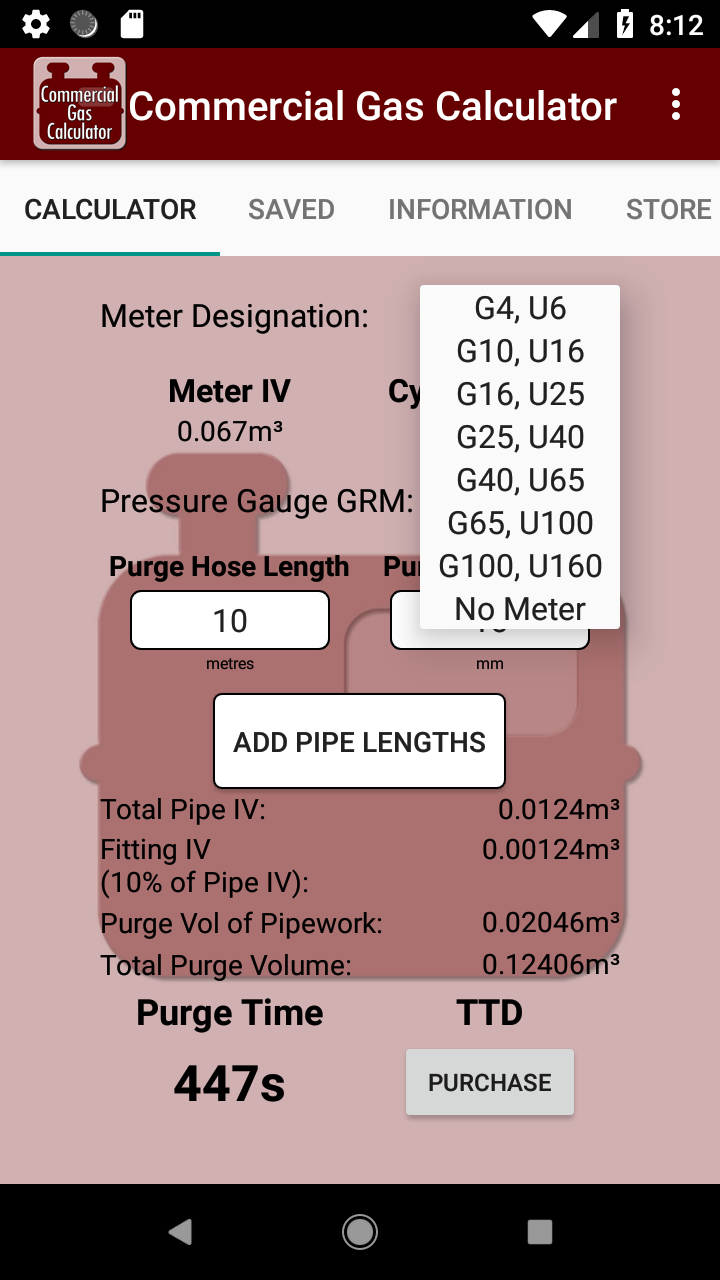 Commercial Gas Calculator « Speak to the Geek